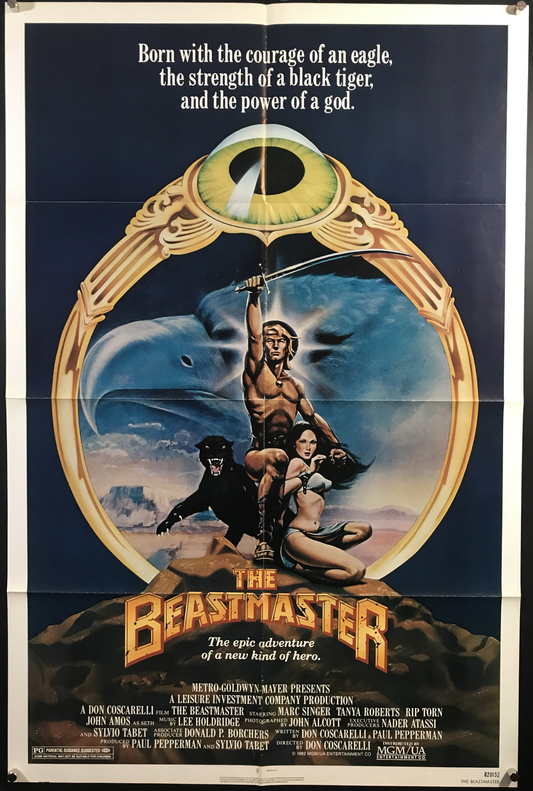 Beastmaster Original One Sheet Poster 1982