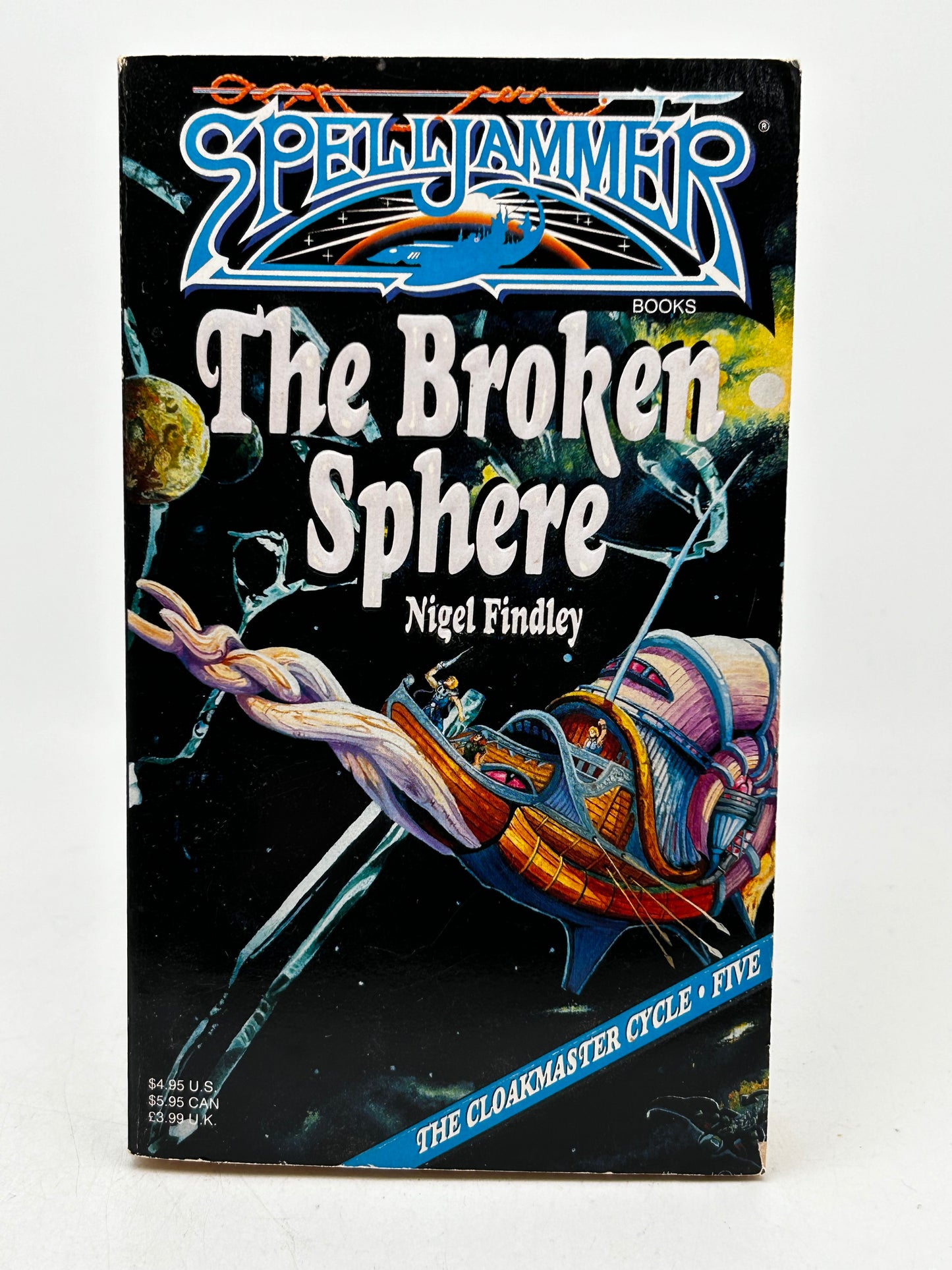 Spelljammer #5: The Broken Sphere TSR Paperback Nigel Findley SF11