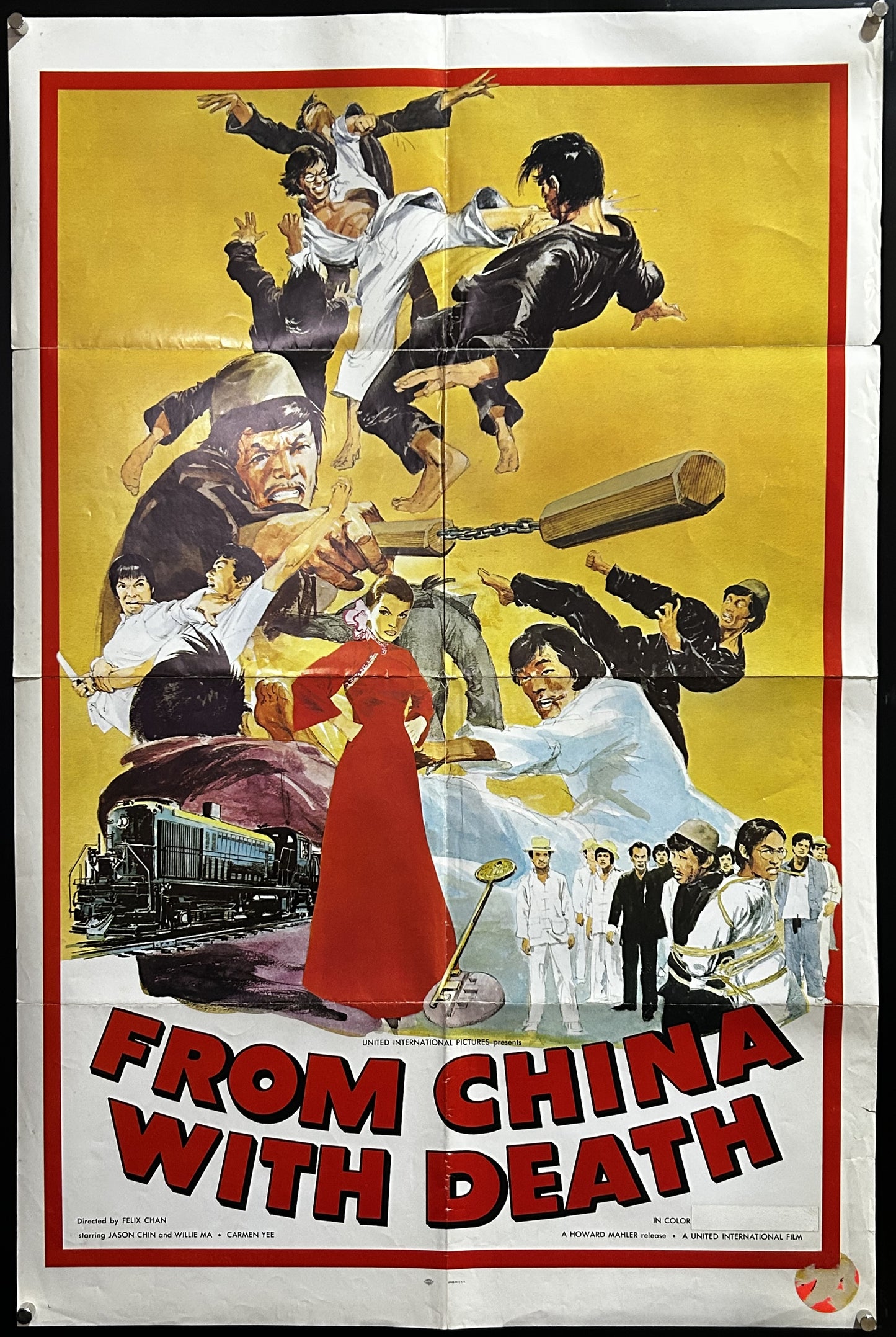 From China With Death Original One Sheet Poster 1974