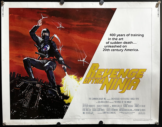 Revenge Of The Ninja Original Half Sheet Poster 1983