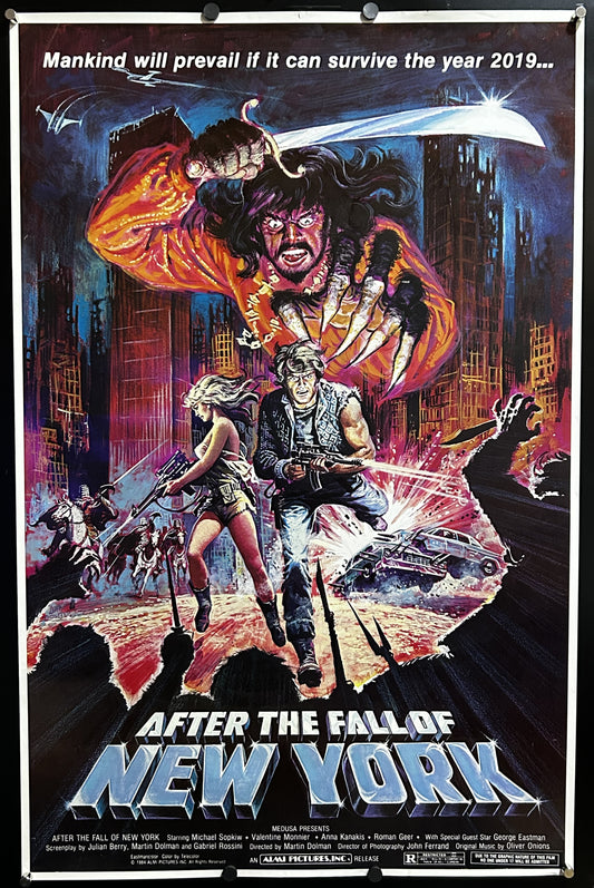 After The Fall Of New York Original One Sheet Poster 1983