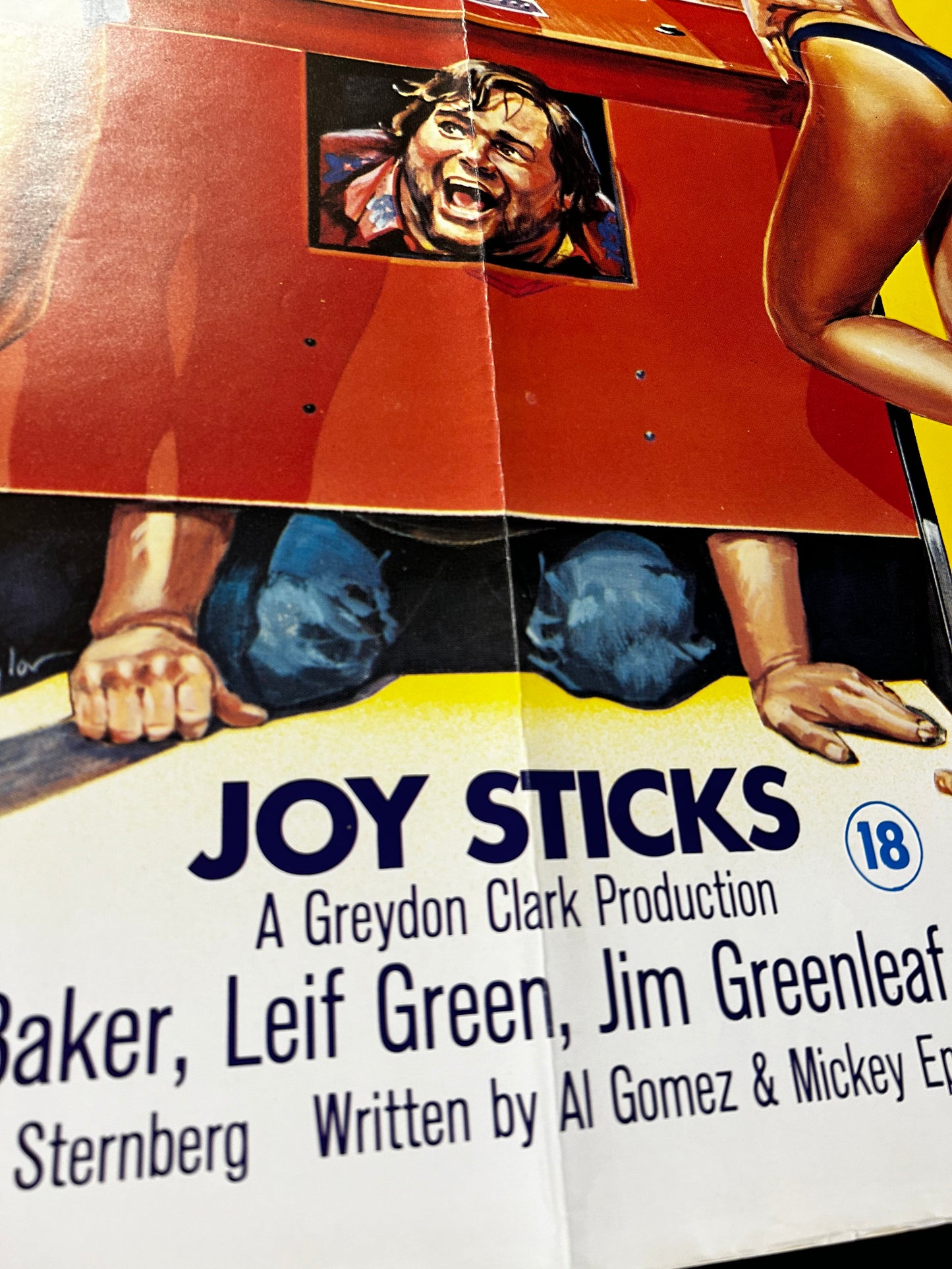 Joy Sticks Original UK Quad Poster 1983