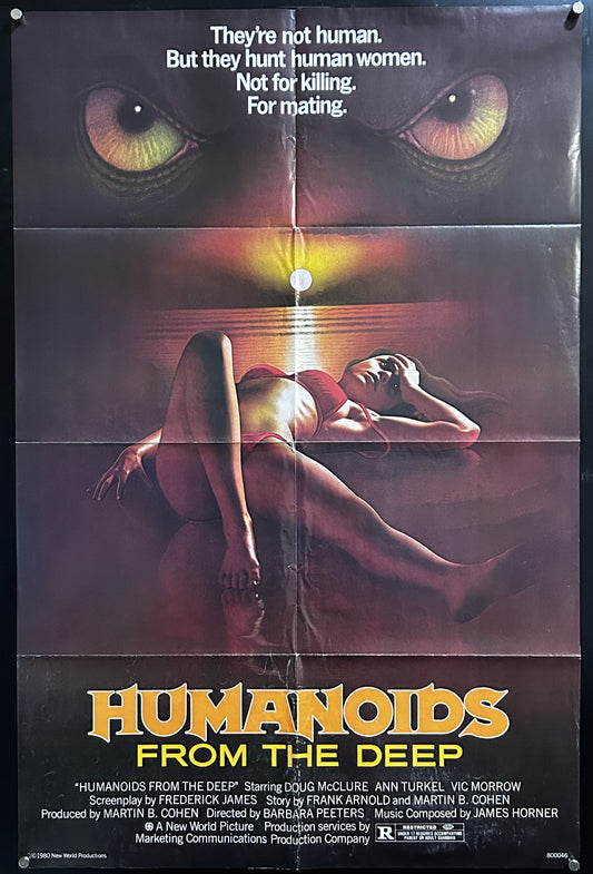 Humanoids from the Deep Original One Sheet Poster 1980