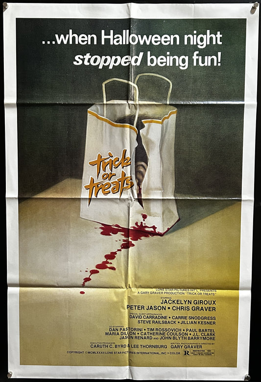 Trick or Treats Original One Sheet Poster 1982