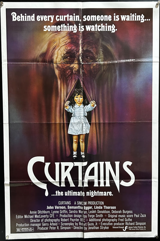 Curtains Original One Sheet Poster 1983