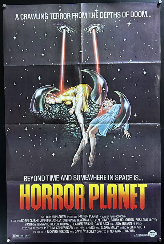 Horror Planet aka Inseminoid Original One Sheet Poster 1981