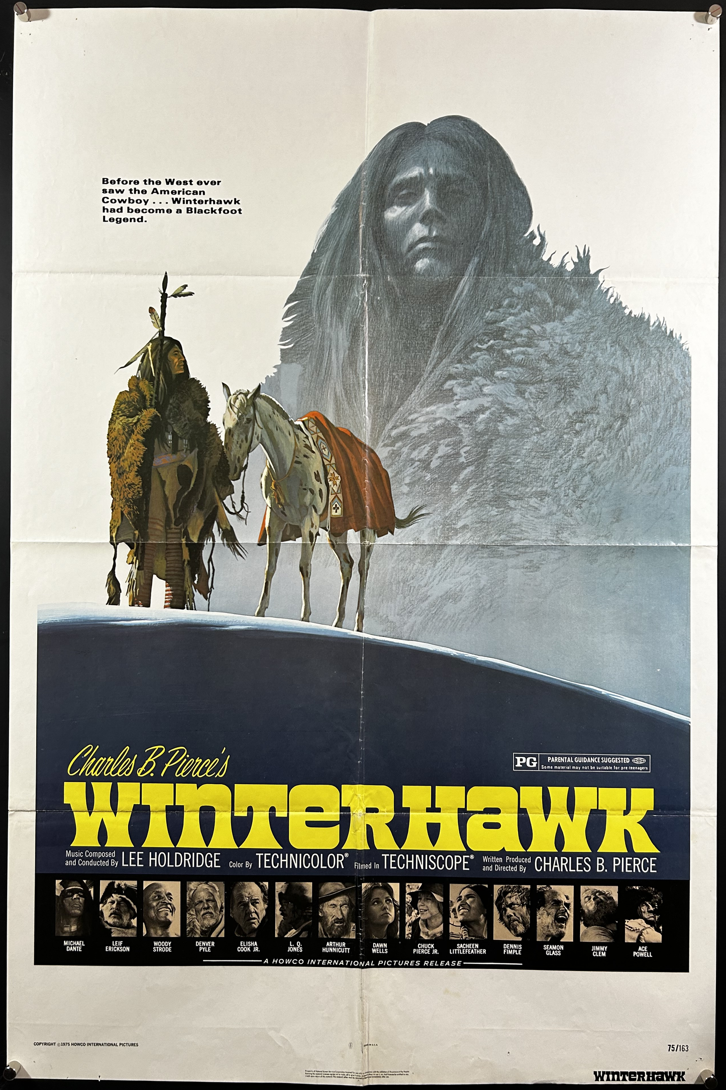 Winterhawk Original One Sheet Poster 1975