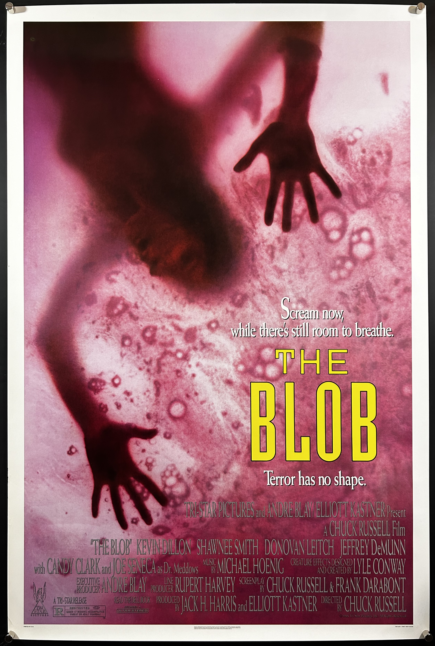 Blob Original One Sheet Poster 1988