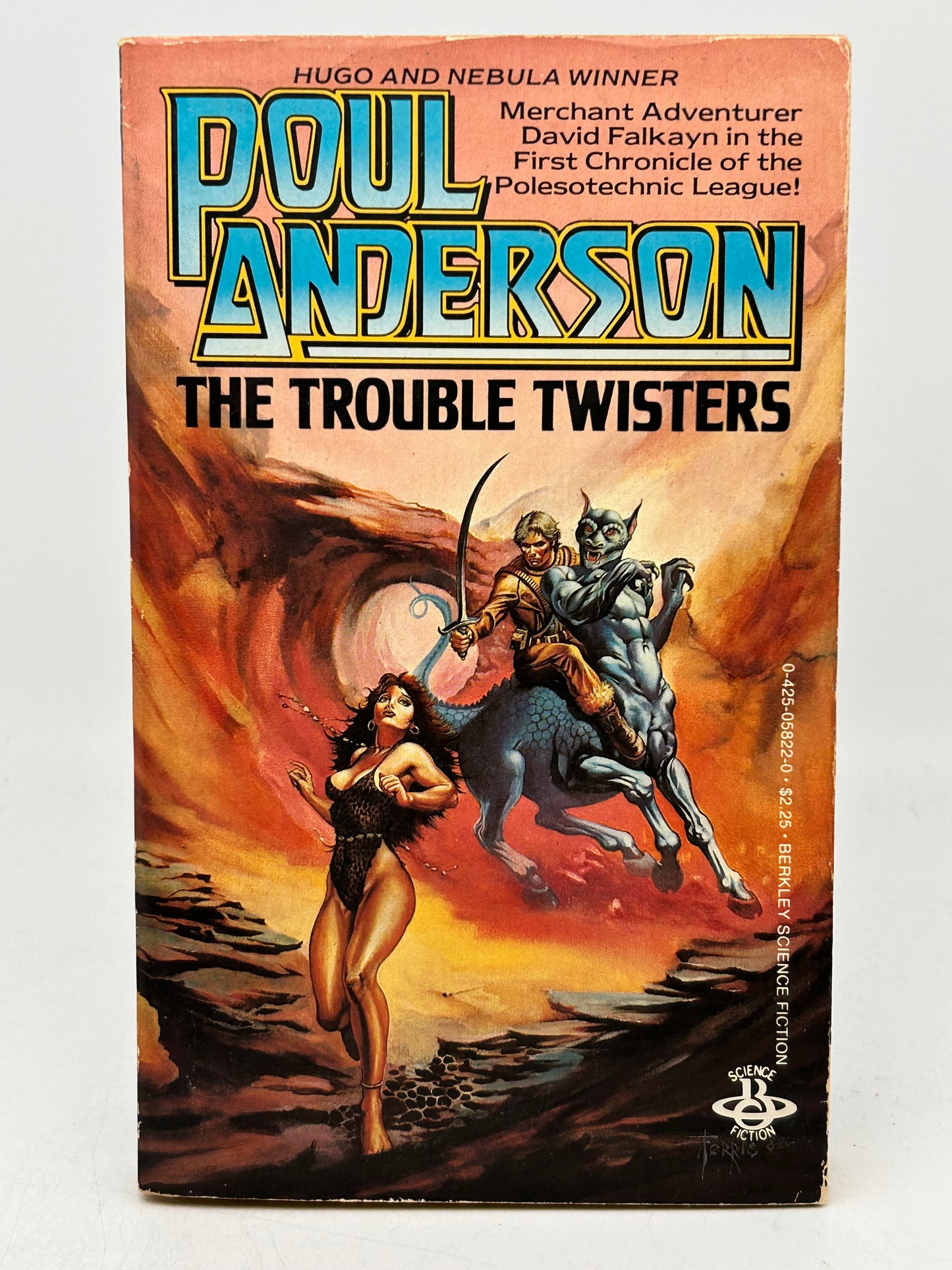 Trouble Twisters BERKLEY Paperback Poul Anderson SF04