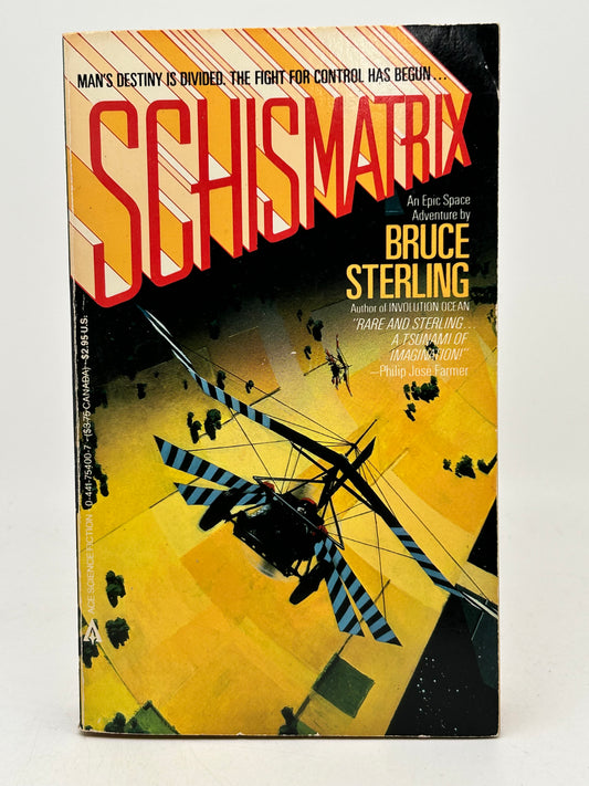 Schismatrix ACE Paperback Bruce Sterling SF04