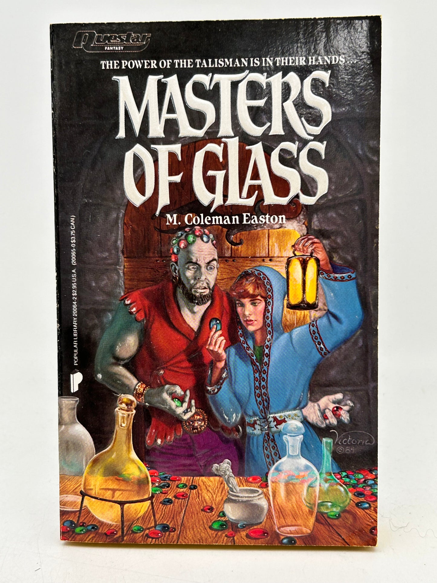 Masters Of Glass QUESTAR/POPULAR Paperback M. Coleman Easton SF04