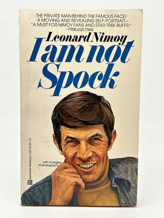 I Am Not Spock DEL REY Paperback Leonard Nimoy SF04