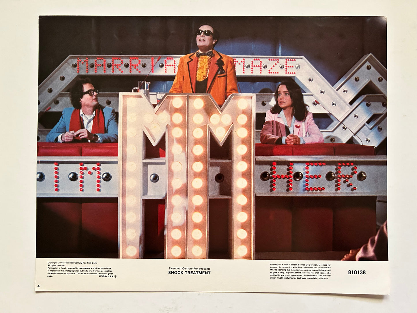 Shock Treatment 11x14 Still #4 1981