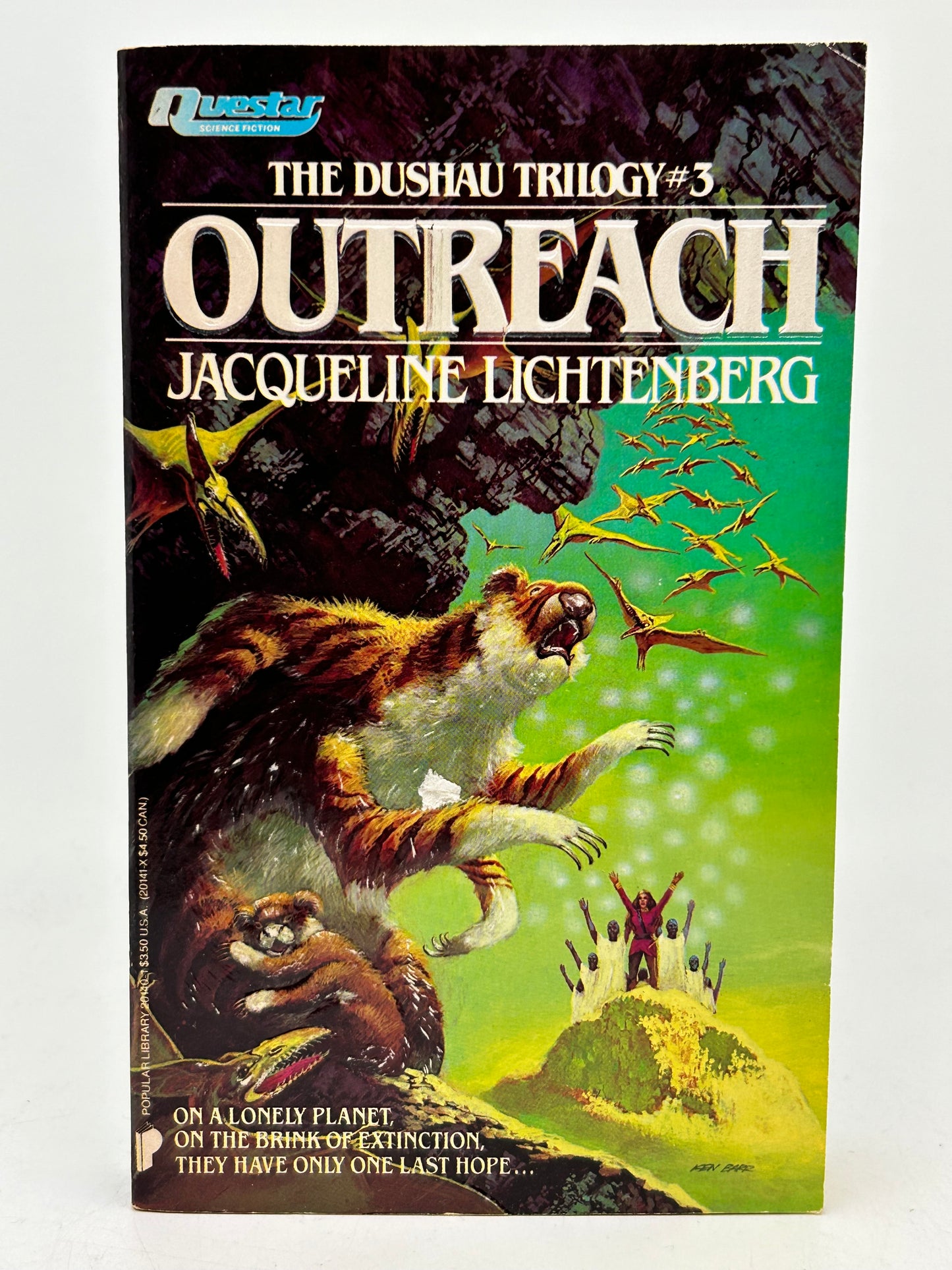 Outreach QUESTAR/POPULAR Paperback Jacqueline Lichtenberg SF04