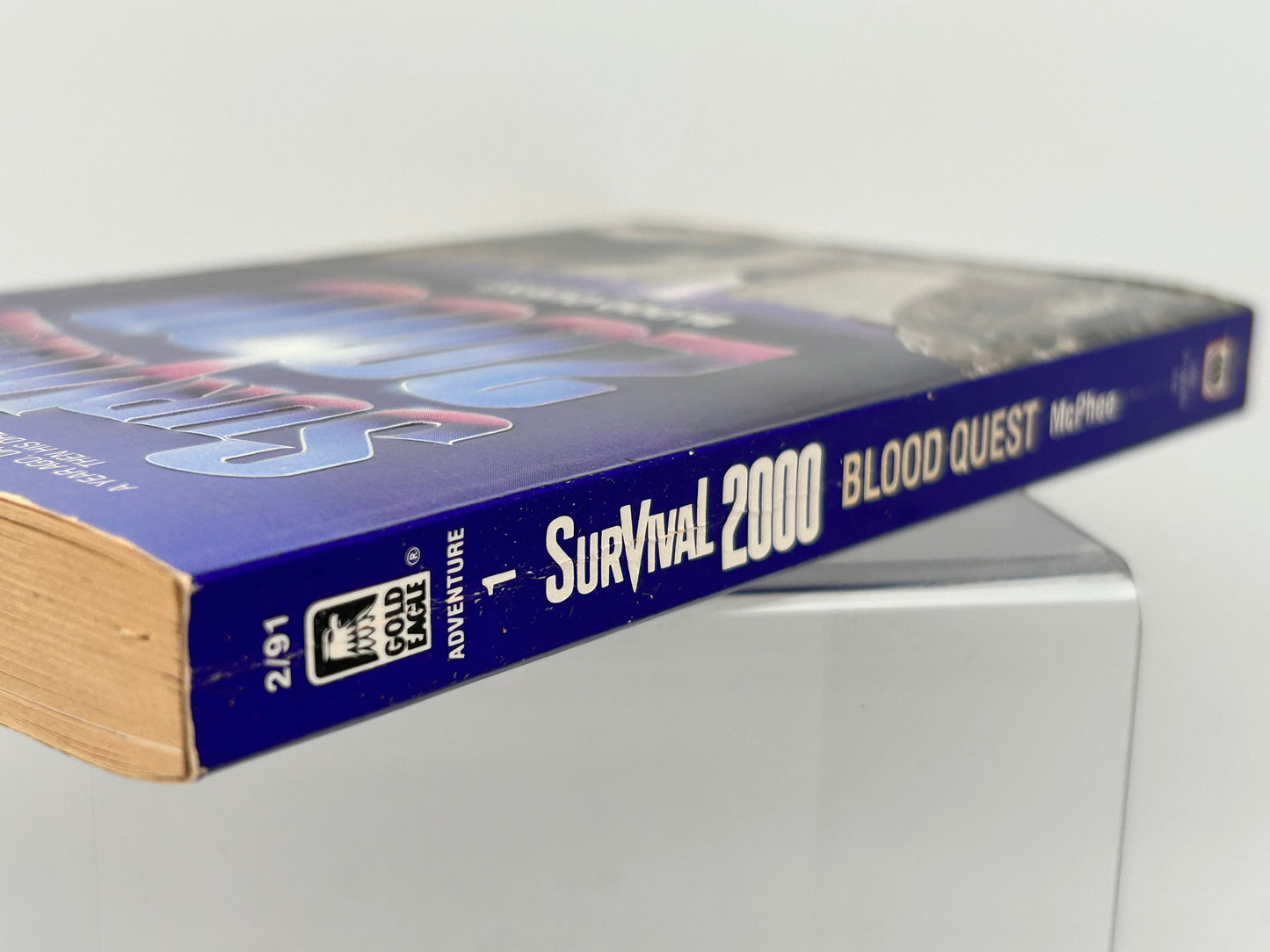 Survival 2000 Blood Quest Book #1 GOLD EAGLE Paperback James McPhee SF04