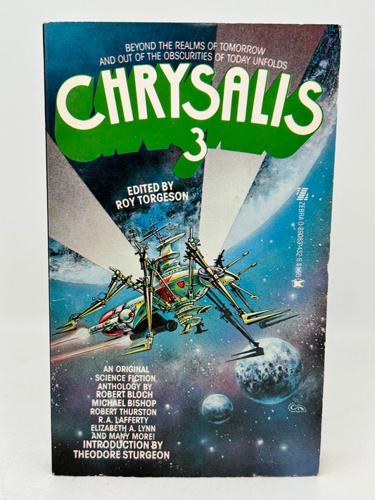 Chrysalis 3 ZEBRA Paperback Roy Torgeson, Bloch, Bishop, Thurston HS4