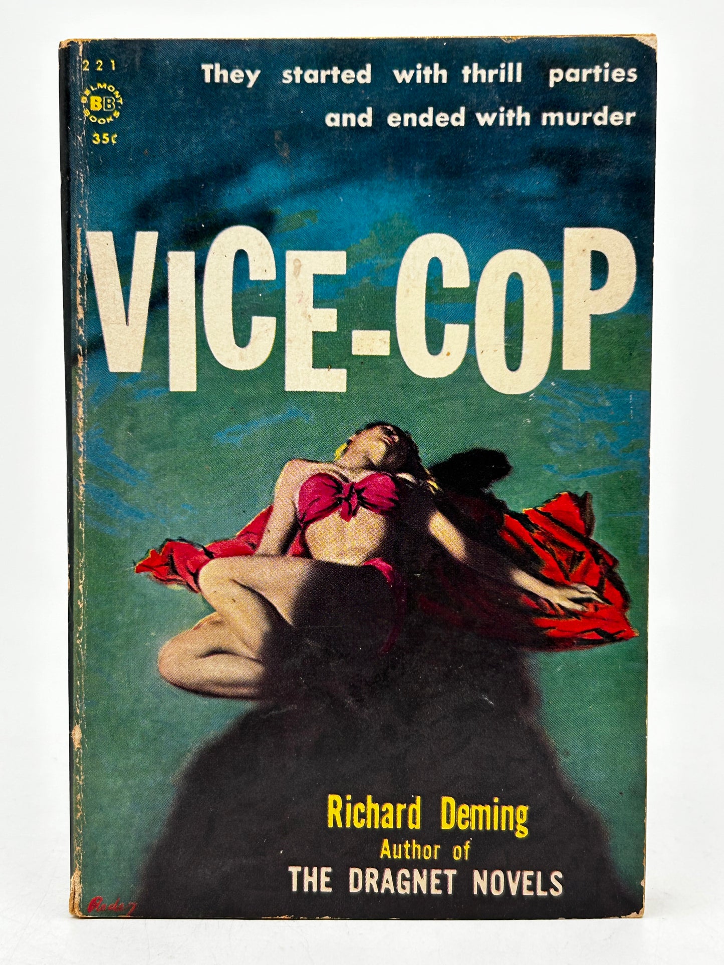 Vice-Cop BELMONT Paperback Richard Deming HS4