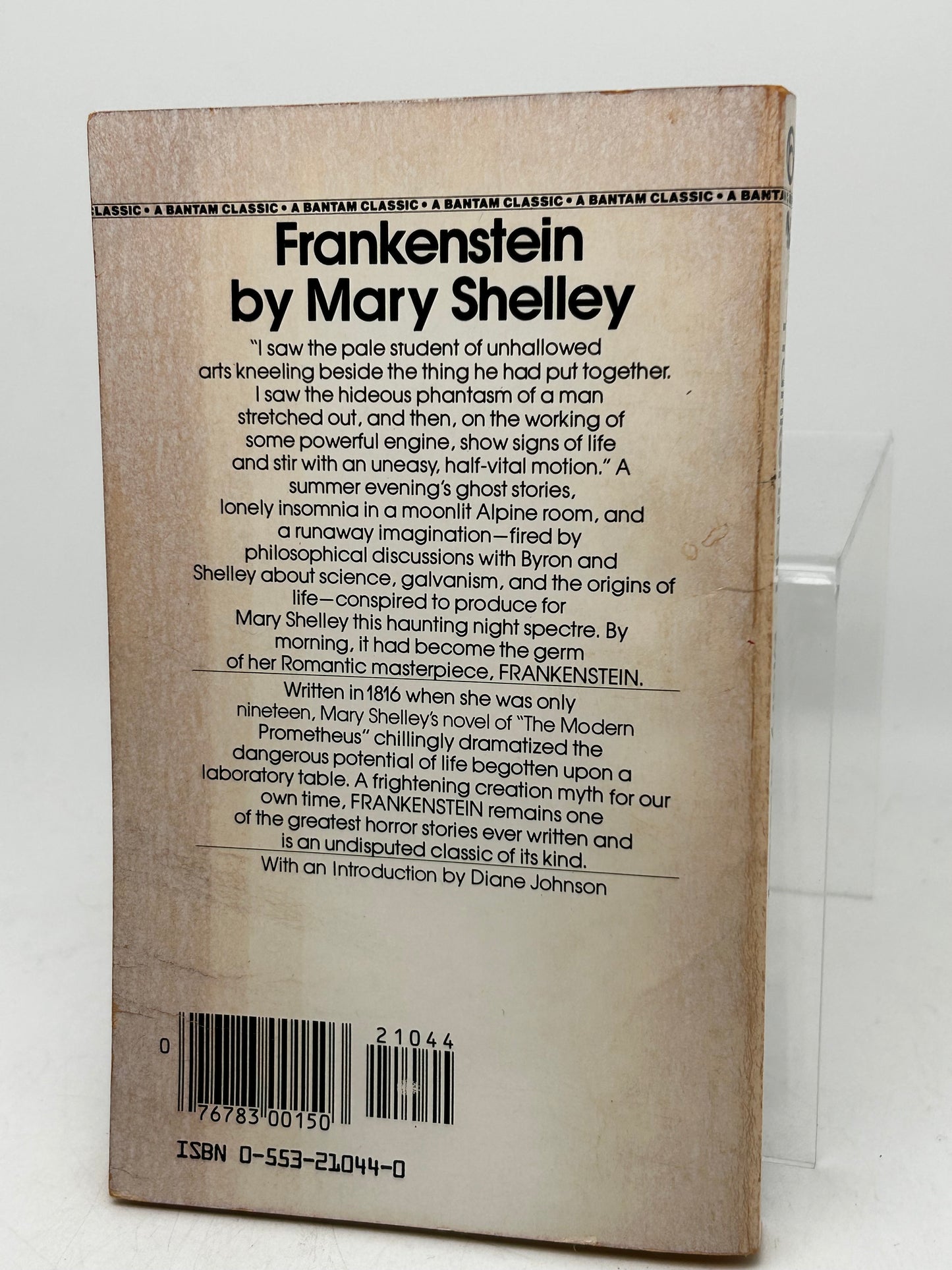 Frankenstein BANTAM Paperback Mary Shelley HS4