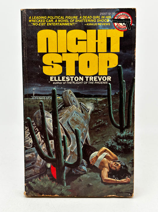 Night Stop BALLANTINE Paperback Elleston Trevor HS4