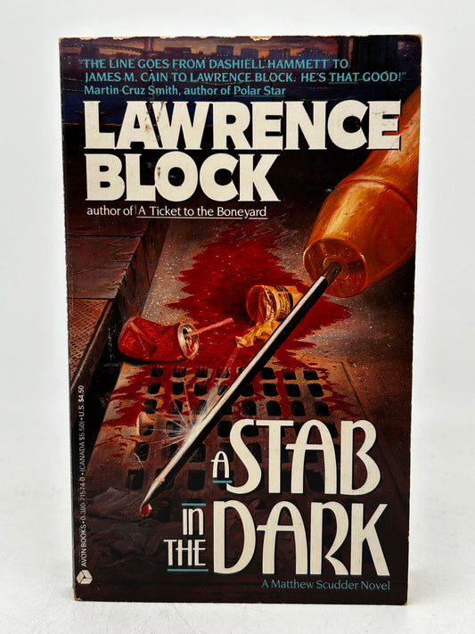 Stab In The Dark AVON Paperback Lawrence Block HS4