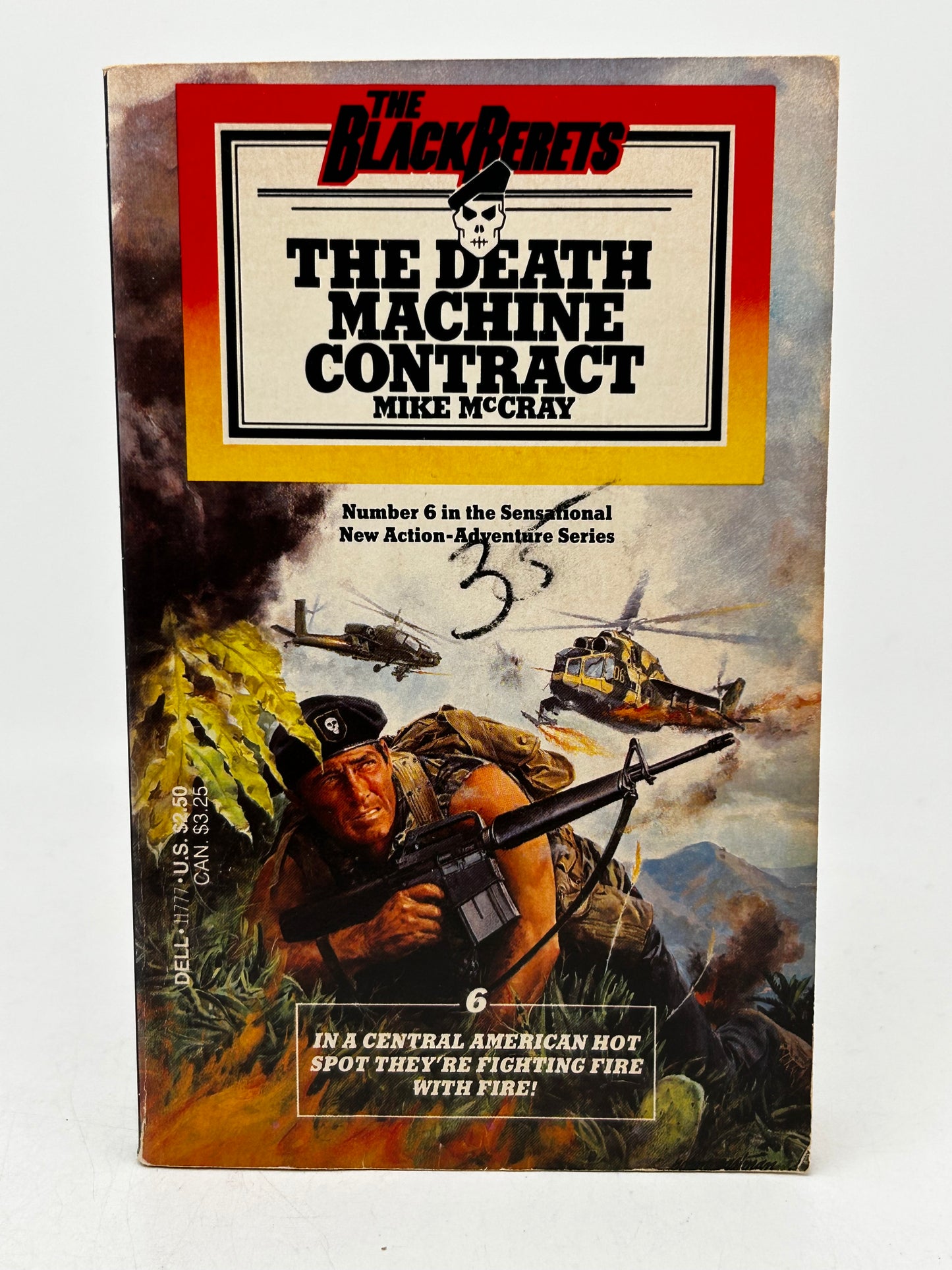 Black Berets #6 Death Machine Contract DELL Paperback Mike McCray HS4