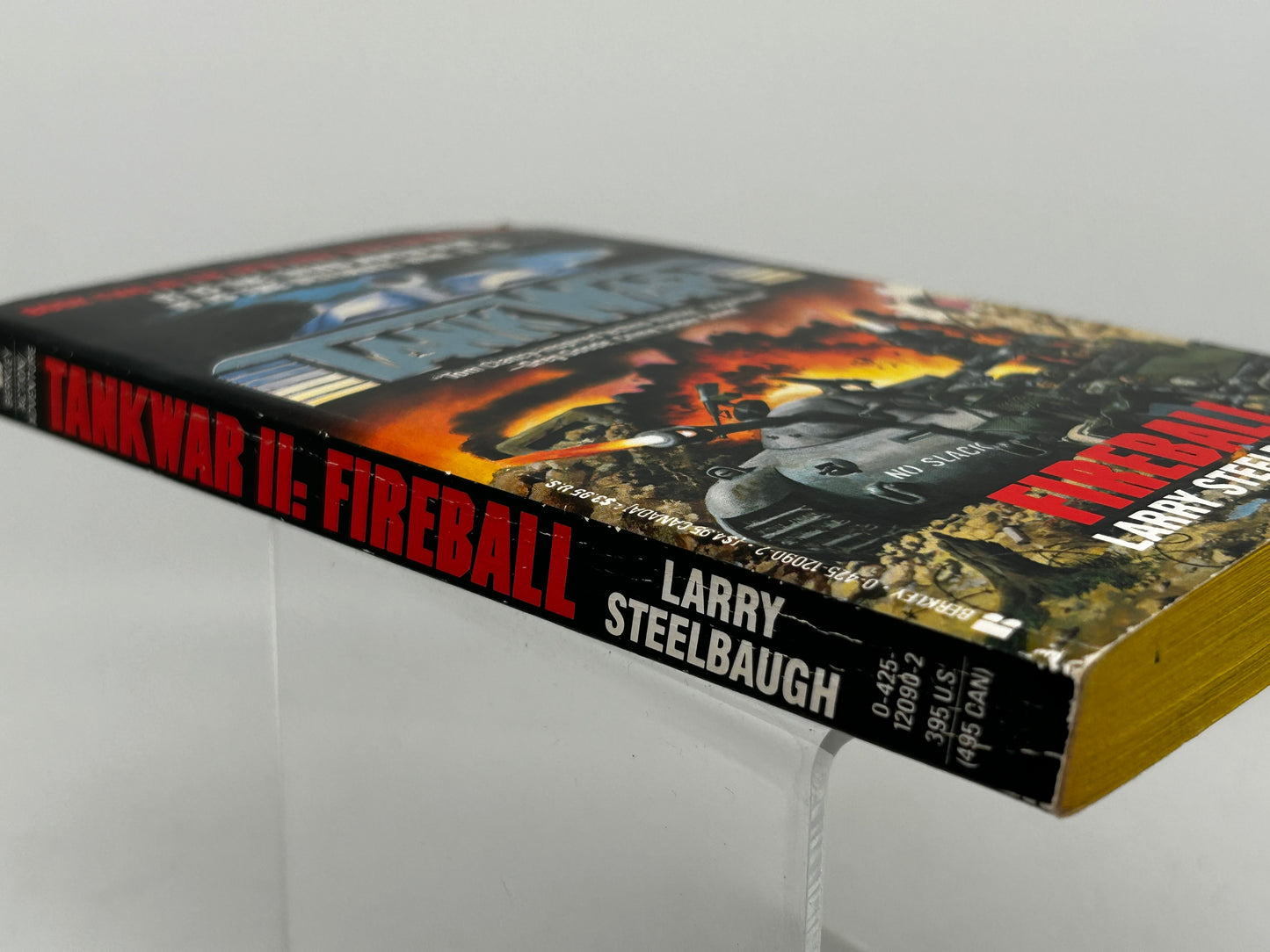 Tank War #2 Fireball BERKLEY Paperback Larry Steelbaugh HS4