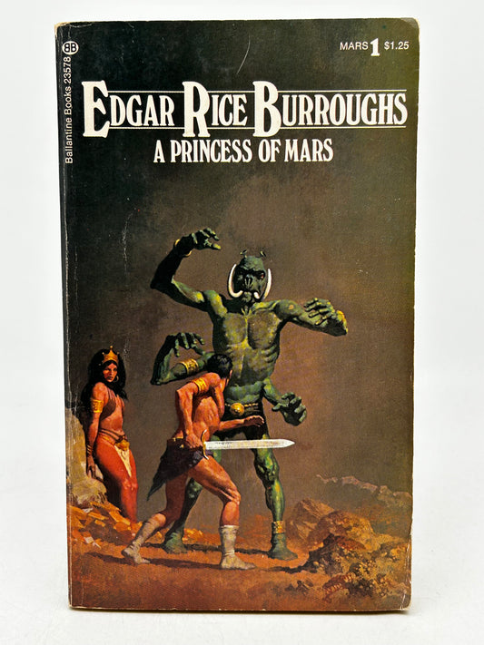 A Princess Of Mars #1 BALLANTINE Paperback Edgar Rice Burroughs SF06