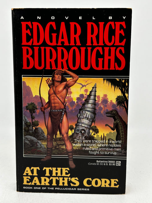 At The Earth's Core DEL REY Paperback Edgar Rice Burroughs SF06