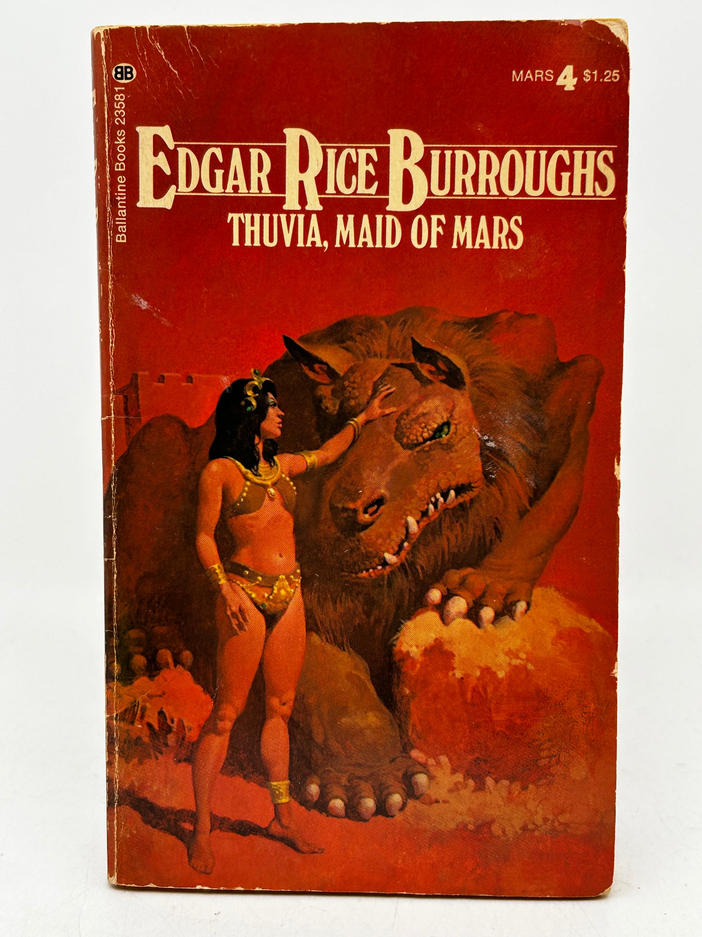 Thuvia, Maid Of Mars #4 BALLANTINE Paperback Edgar Rice Burroughs SF06