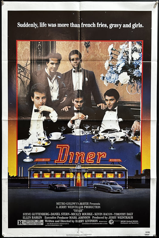 Diner Original One Sheet Poster 1982