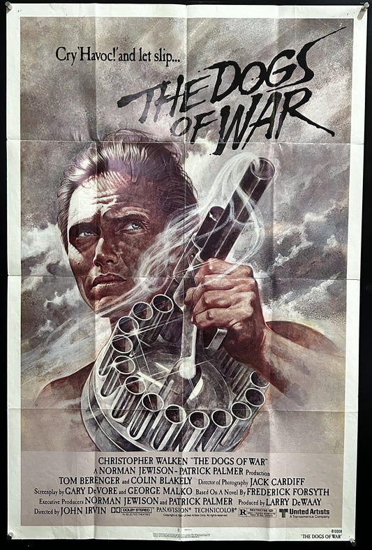 Dogs Of War Original One Sheet Poster 1980