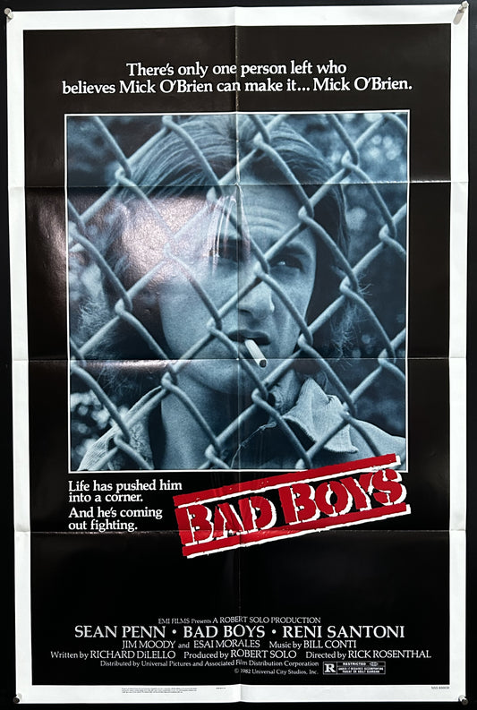 Bad Boys Original One Sheet Poster 1983