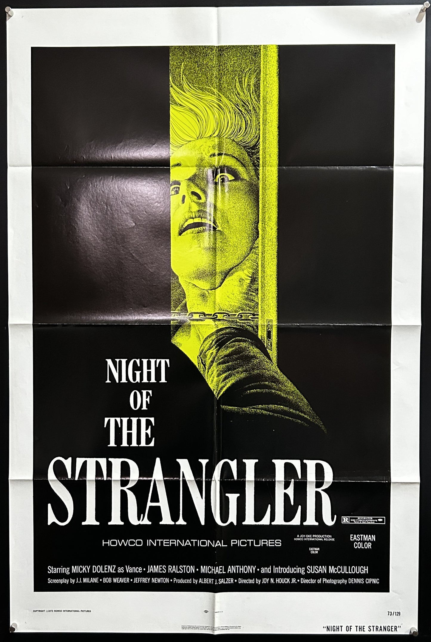 Night Of The Strangler aka Is The Father Black Enough Original One Sheet Poster 1972