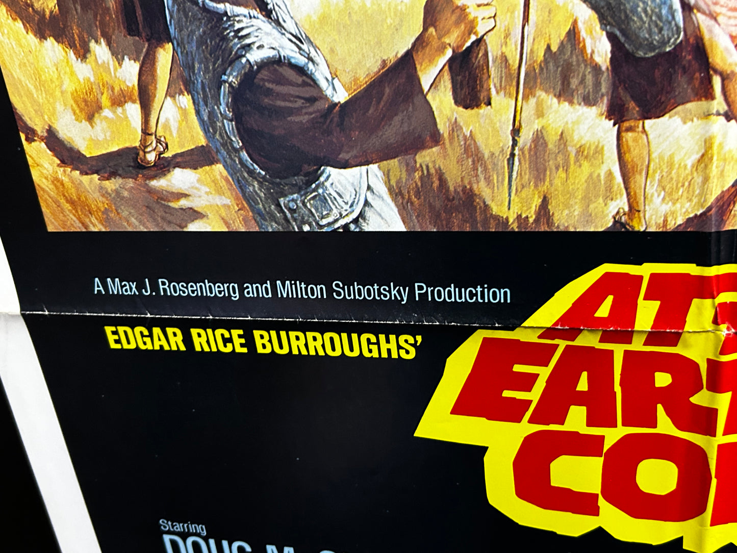 At The Earth's Core Original One Sheet Poster 1976