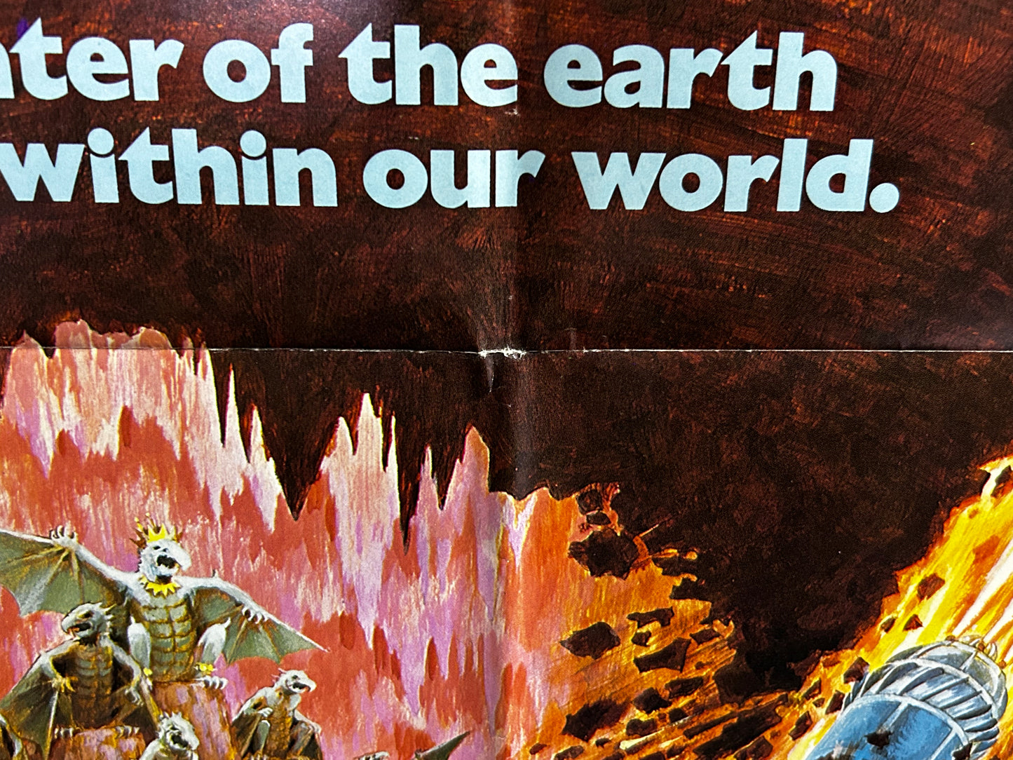 At The Earth's Core Original One Sheet Poster 1976