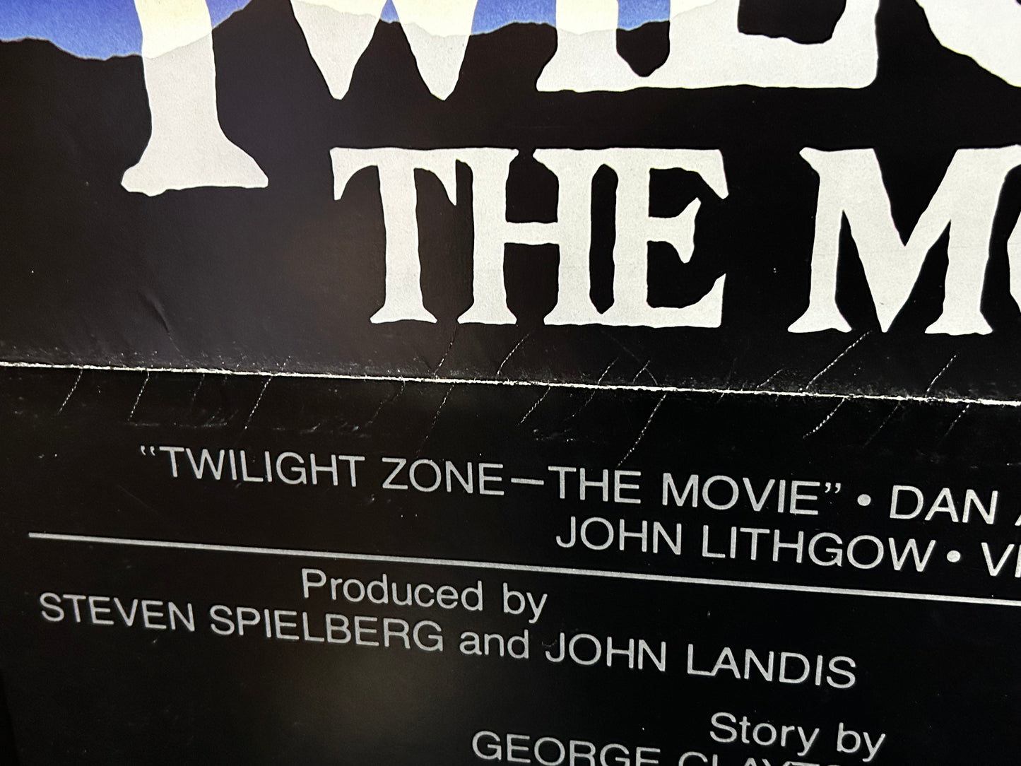 Twilight Zone The Movie Original One Sheet Poster 1983