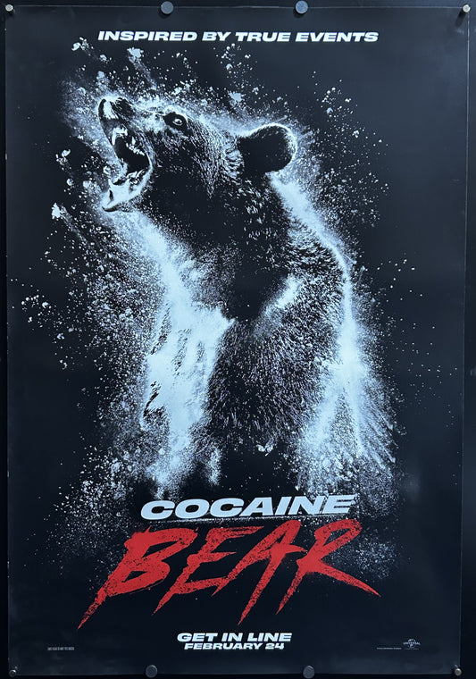 Cocaine Bear Original International One Sheet Teaser Poster 2023