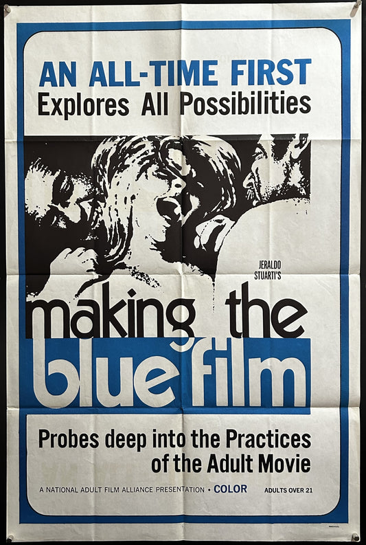 Making The Blue Film Original One Sheet Poster 1971