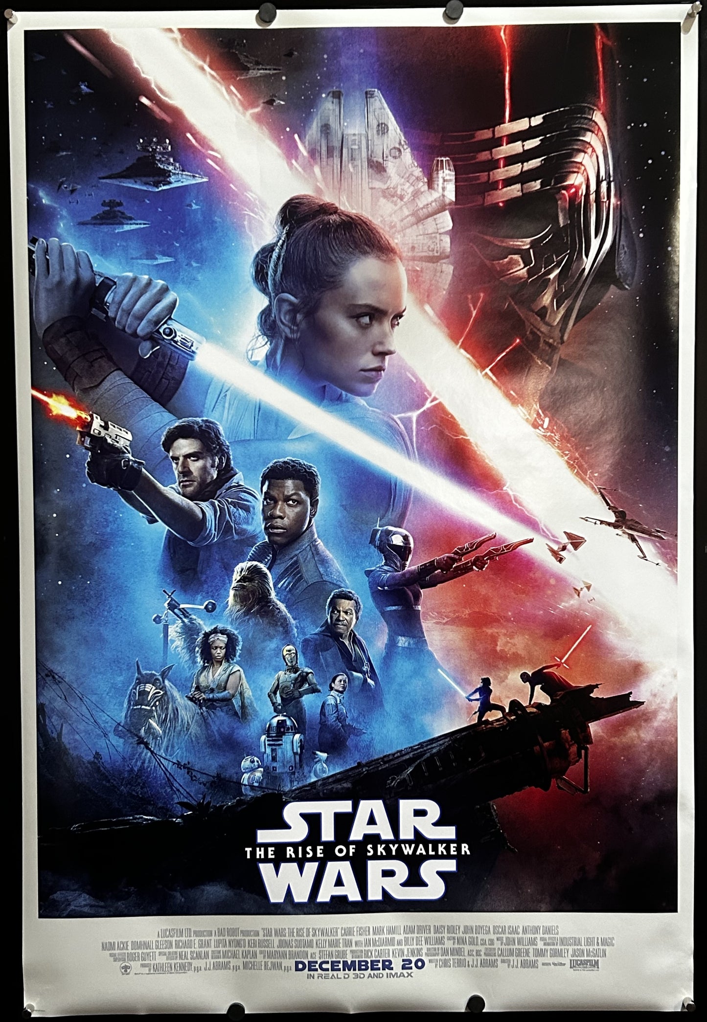 Rise Of Skywalker Original International One Sheet Poster 2019 Star Wars