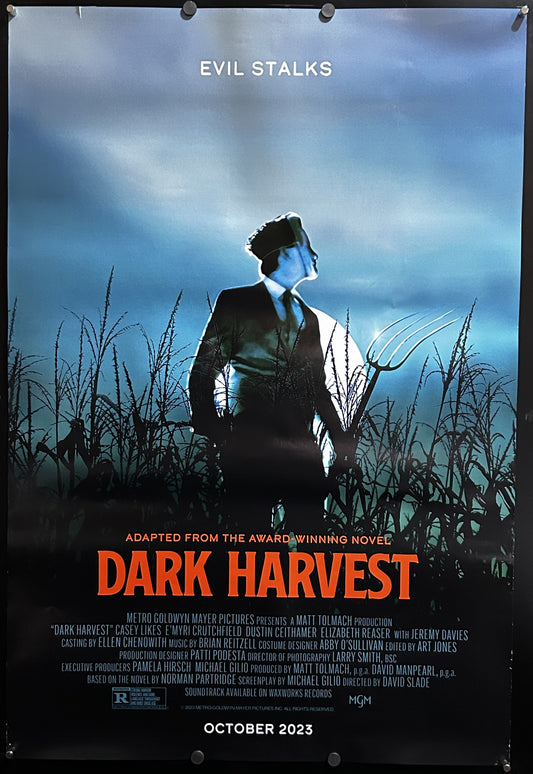 Dark Harvest Original One Sheet Poster 2023