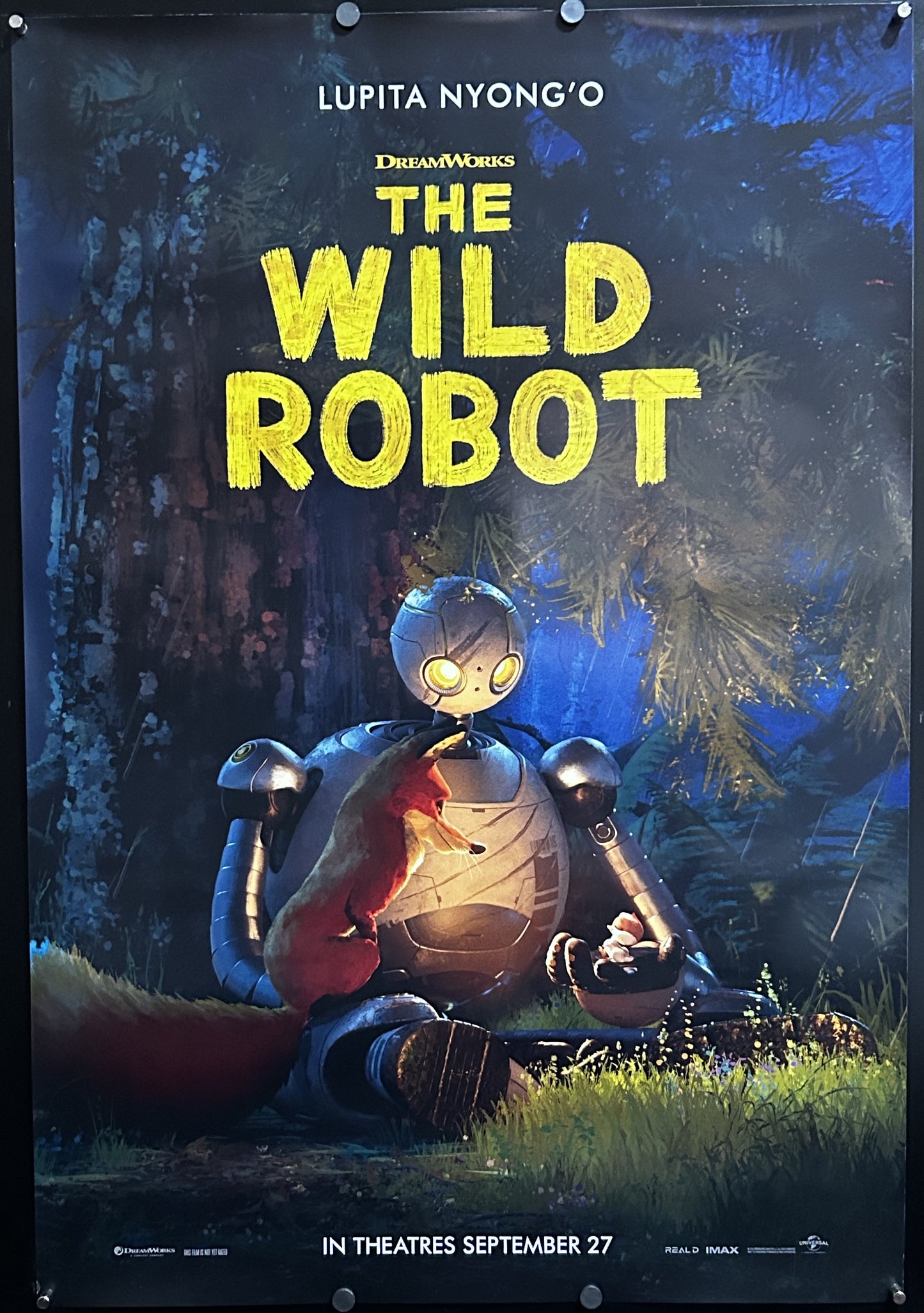 Wild Robot Original International One Sheet Teaser Poster 2024