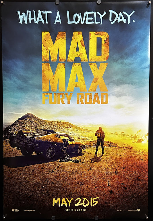 Mad Max Fury Road Original One Sheet Teaser Poster 2015