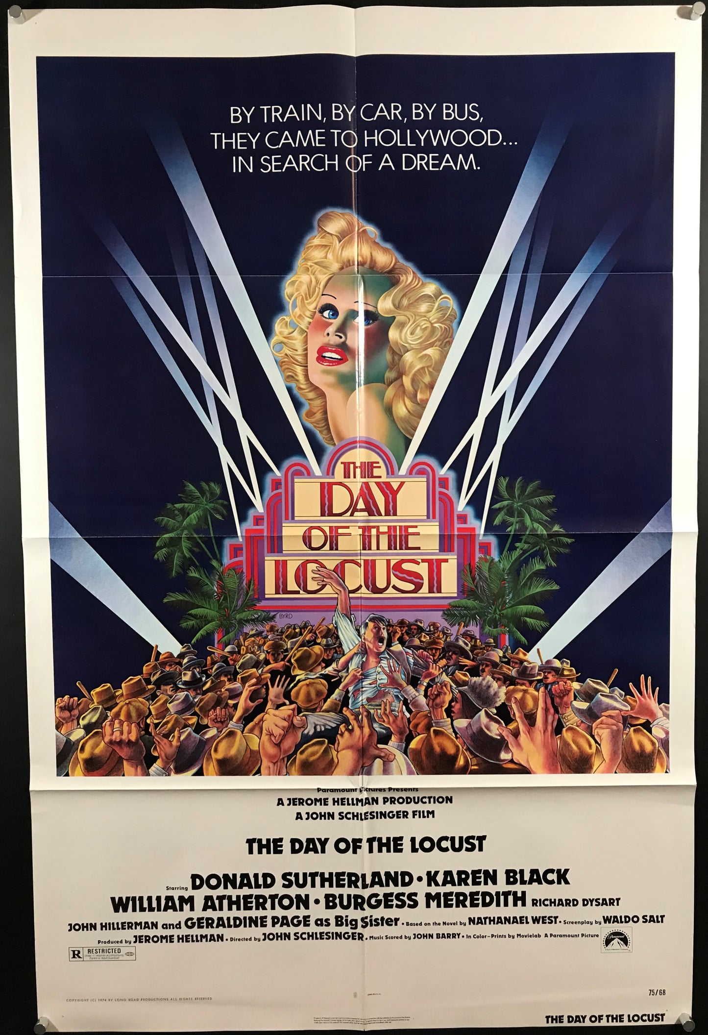 Day of the Locust Original One Sheet Poster 1975