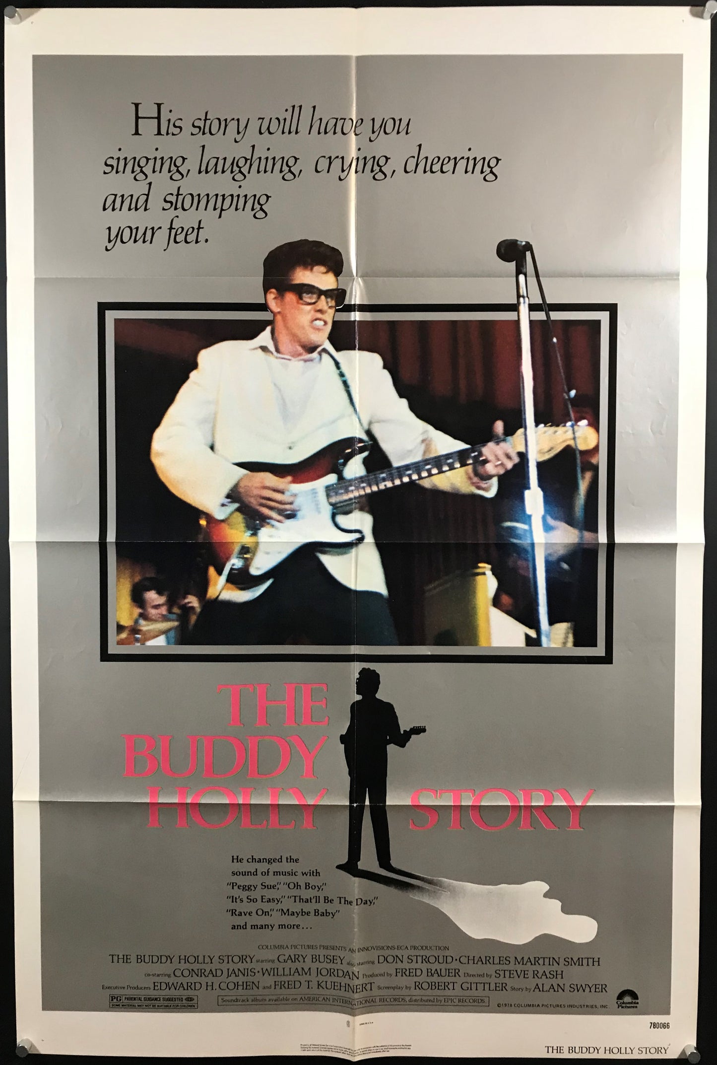 Buddy Holly Story Original One Sheet Poster 1978