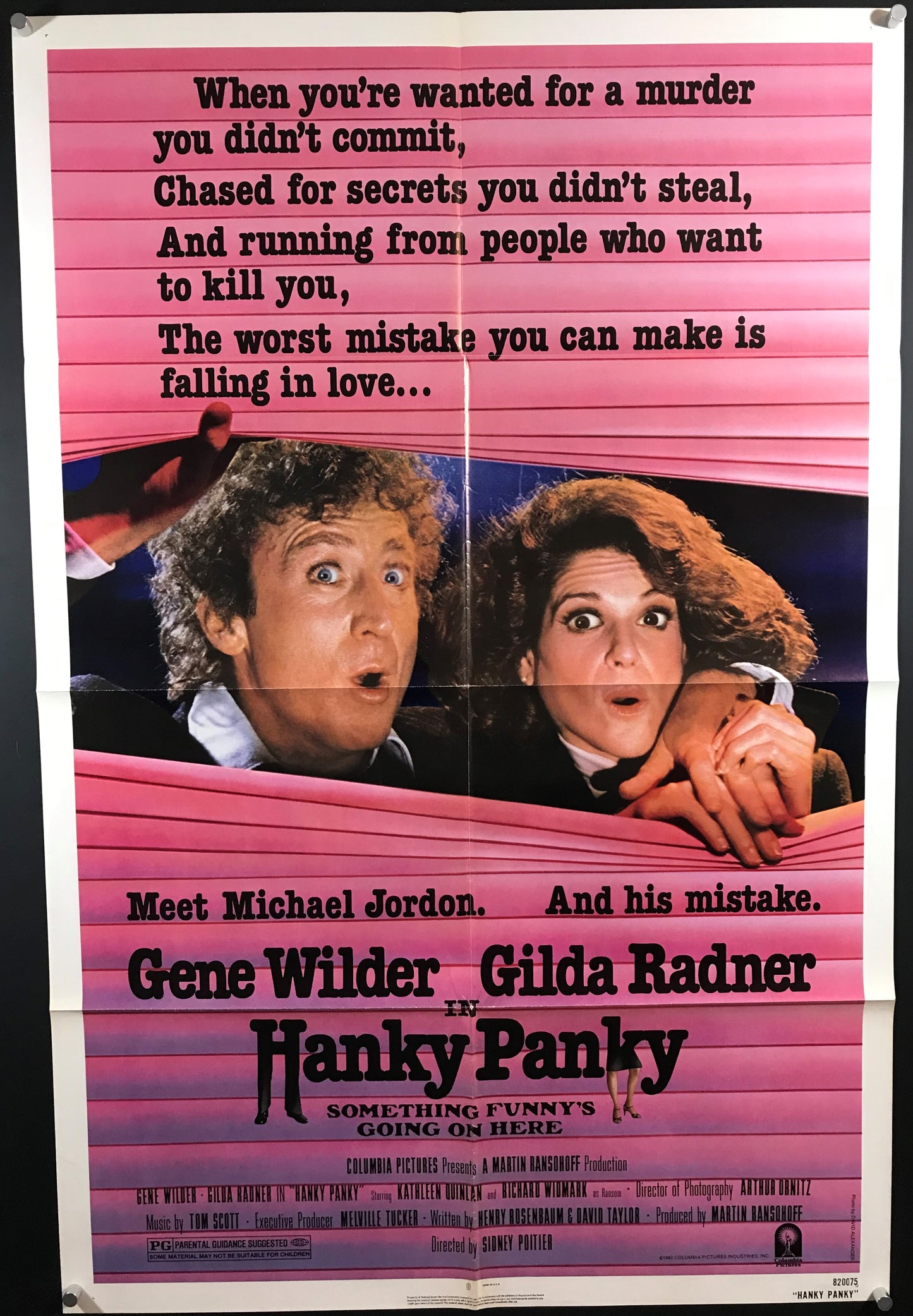 Hanky Panky Original One Sheet Poster 1982