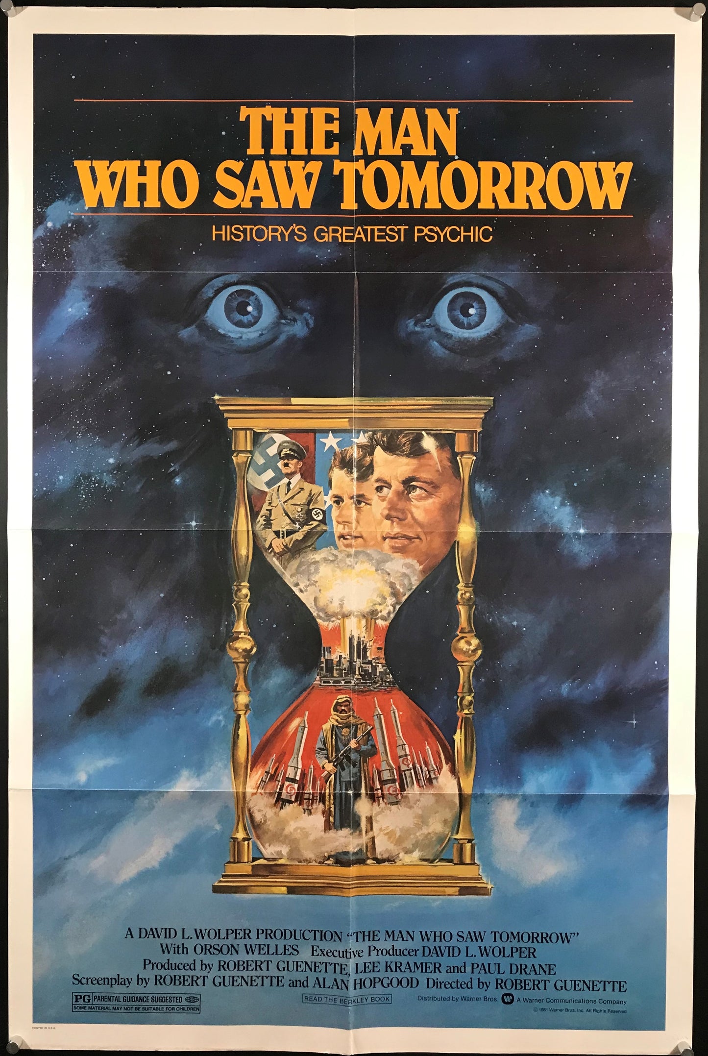 Man Who Saw Tomorrow Original One Sheet Poster 1981