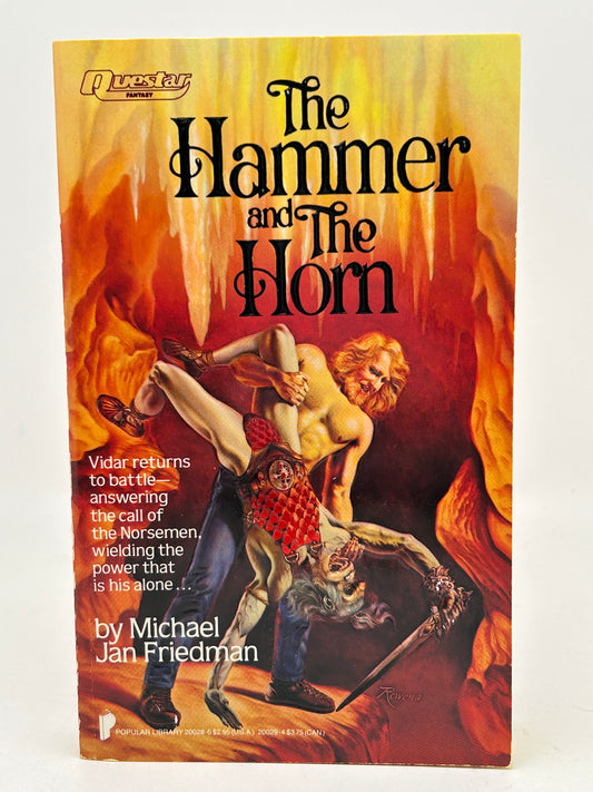 Hammer And The Horn QUESTAR/POPULAR LIBRARY Paperback Michael Jan Friedman FW1