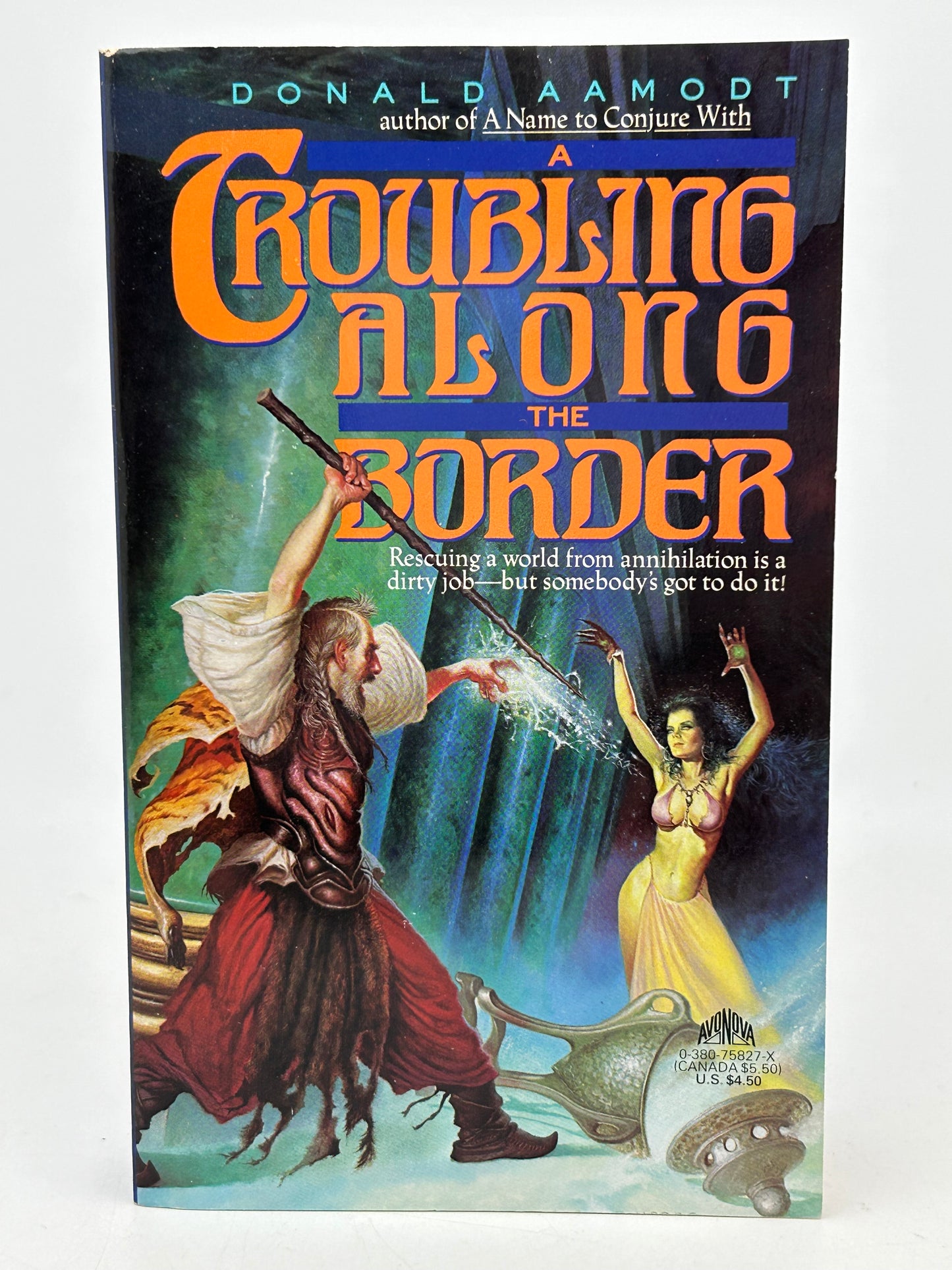 Troubling Along The Border AVON Paperback Donald Aamodt FW1