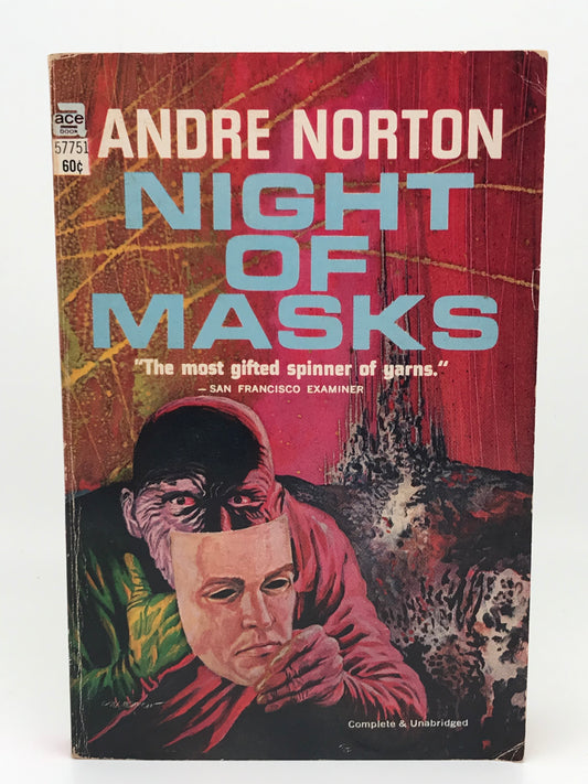 Night Of Masks ACE Paperback SIGNED Andre Norton SF01