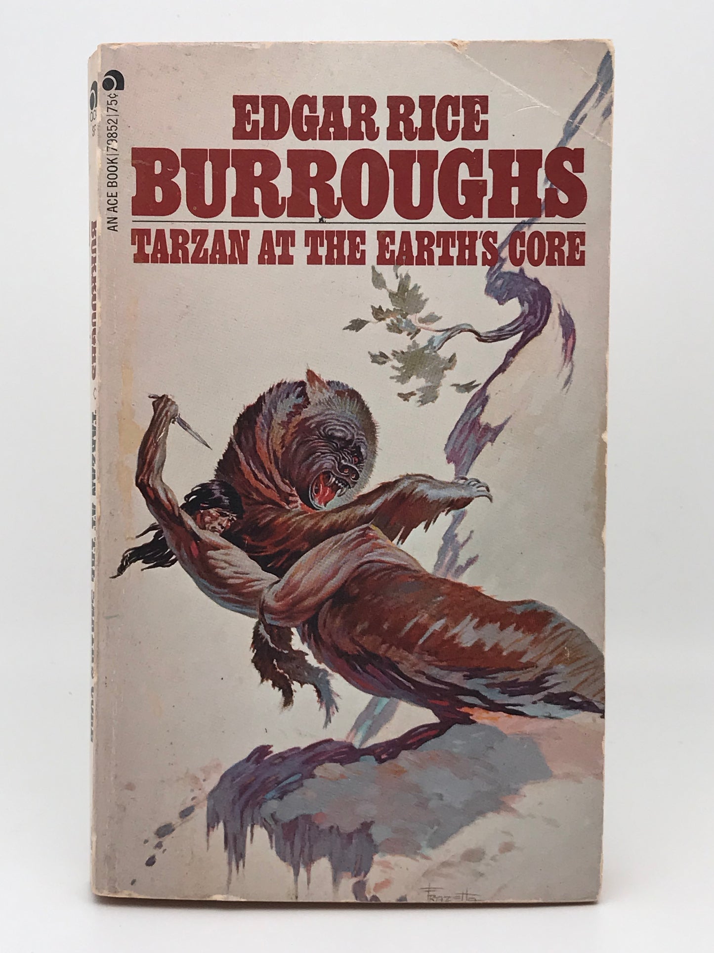 Tarzan At The Earth's Core ACE Paperback Edgar Rice Burroughs Frazetta Art SF01